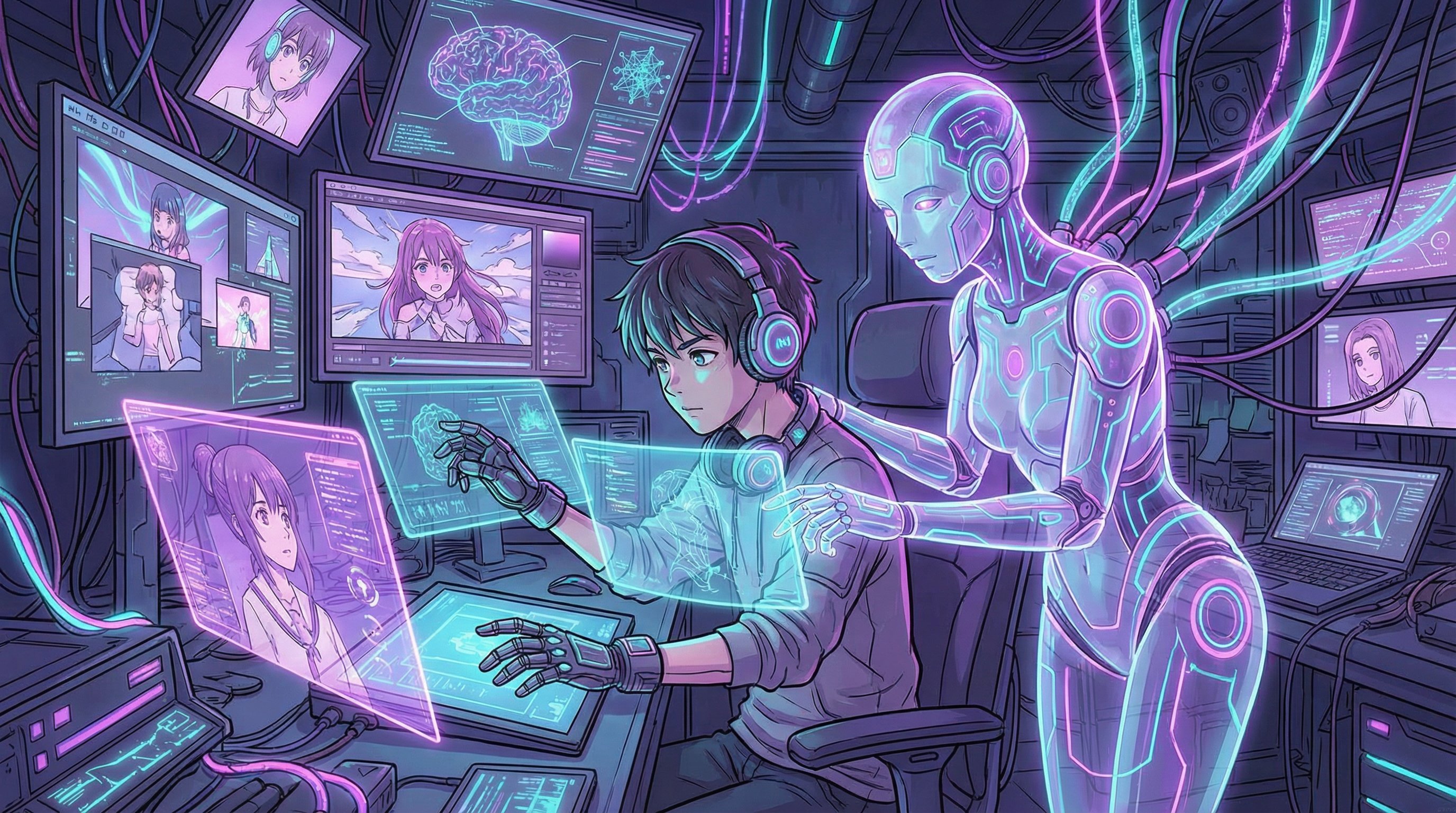 51视频AI修图与动漫剪辑